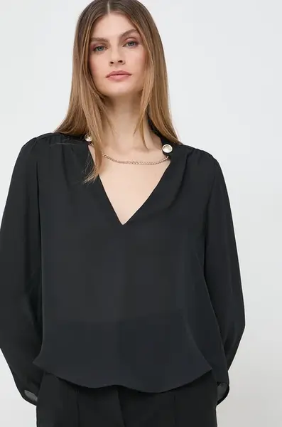 Halenka Marciano by Guess EVA dámská, černá barva, hladká, 4RGH00 9998Z