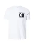 Calvin Klein Tričko  čierna / biela