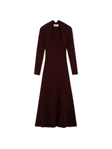 Scalpers Šaty  bordová