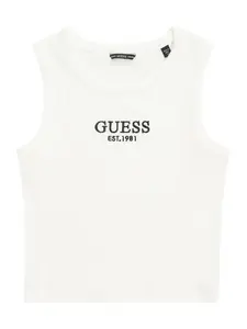 GUESS Top  čierna / biela