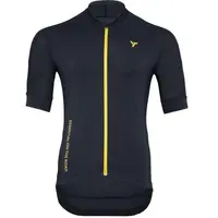 SILVINI CARNIO Pánsky celorozopínací cyklistický dres, čierna, veľkosť