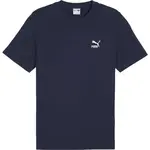 Puma CLASSICS SMALL LOGO TEE Pánské triko, tmavě modrá, velikost