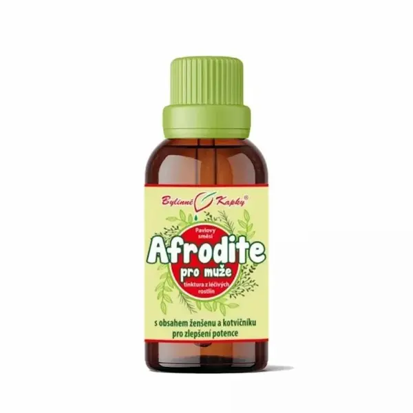BYLINNÉ KAPKY Afrodite pro muže 50 ml