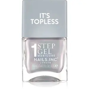 Nails Inc. It’s Topless gelový lak na nehty pro dlouhotrvající efekt odstín Elle 14 ml
