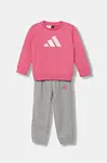 Dětská tepláková souprava adidas růžová barva, JY0303
