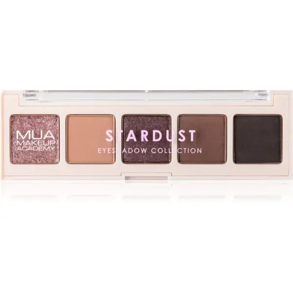 MUA Makeup Academy Eyeshadow Collection 5 Shade Palette paletka očních stínů odstín Stardust 3.8 g