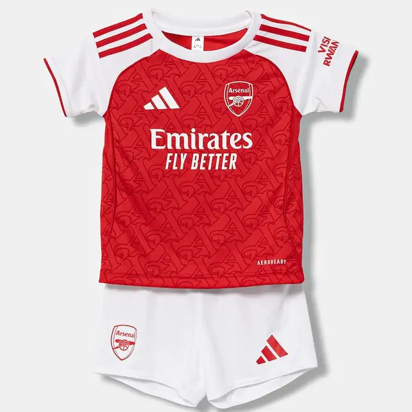 Kojenecká sada adidas Performance AFC červená barva, JI9535