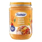 SUNAR Příkrm dušená zelenina s čočkou 10m+ 190 g