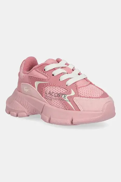 Dětské tenisky Lacoste růžová barva, 48SUI0010