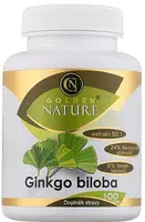 GOLDEN NATURE Ginkgo Biloba extrakt 50:1 60 mg 100 kapslí