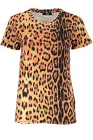 CAVALLI CLASS WOMEN'S SHORT SLEEVE T-SHIRT ORANGE