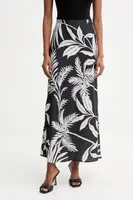 Sukně Guess SIBILLA černá barva, maxi, áčková, W5YD55 WF1T2