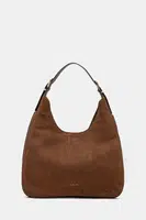 Kožená kabelka MICHAEL Michael Kors NOLITA hnědá barva, 30F4GY5H3T