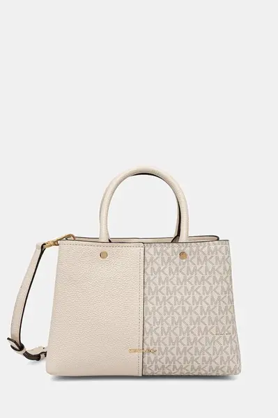 Kabelka MICHAEL Michael Kors FLORA béžová barva, 30T5GFFS2B