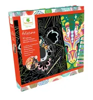 Sycomore Artissimo - XXL kreativní sada - vyškrabávání a pískování - zvířecí portréty