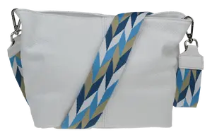 NovaKabelka.cz Batilda Bianca s přídavným popruhem VI