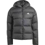 adidas ESSENTIALS 3-STRIPES MID DOWN HOODED Dámská bunda, černá, velikost