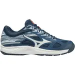 Mizuno STEALTH STAR JUNIOR Dětská indoorová obuv, tmavě modrá, velikost 34.5