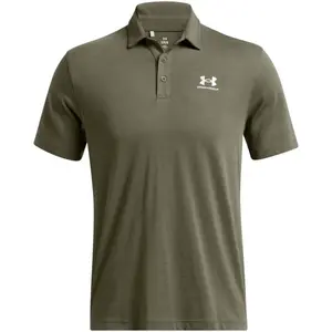 Under Armour ICON Pánské polo triko, khaki, velikost S