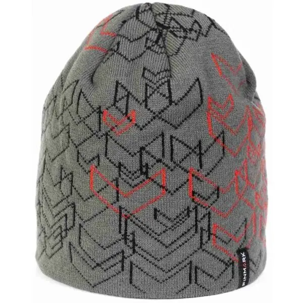 Finmark WINTER HAT Zimní pletená čepice, šedá, velikost UNI