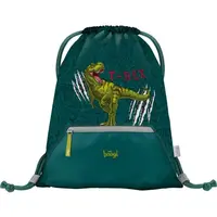 BAAGL T-REX Sáček na obuv, tmavě zelená, velikost