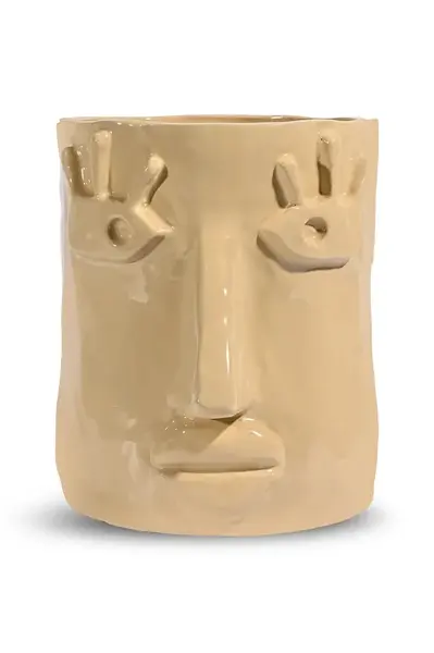 Obal na květináč Byon x Emma Widell, Facy 24 x 22 cm