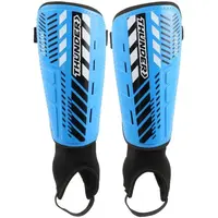 Kensis THUNDER AG Fotbalové chrániče, modrá, velikost