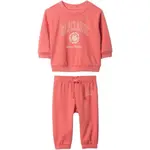 GAP FRENCH NOVELTY Dětský mikinový set, oranžová, velikost