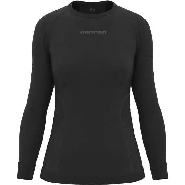Hannah ACTIVE TS L/S W Dámské funkční tričko, černá, velikost