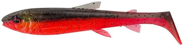 Savage gear gumová nástraha 3d whitefish shad black red - 9 cm 7 g