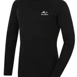 Husky Mertee M M, black Merino termoprádlo triko