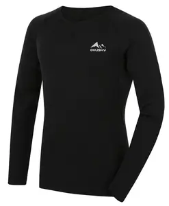 Husky Mertee M M, black Merino termoprádlo triko