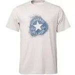 Converse CHUCK DISTORT SPRAY PAINT TEE Pánské tričko, šedá, velikost