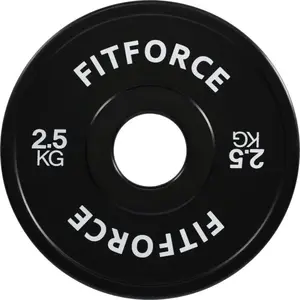 Fitforce PLRO 2,5 KG x 50 MM Nakládací kotouč, černá, velikost 2,5 KG