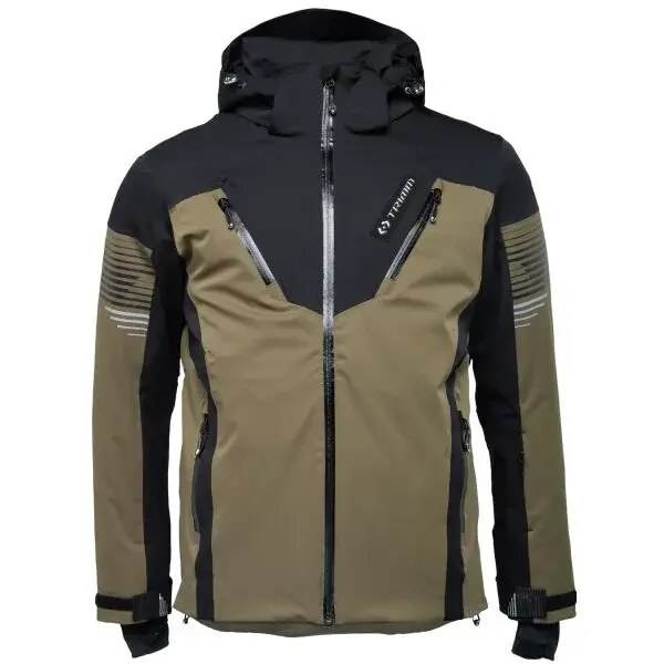 TRIMM AVALON Pánská lyžařská bunda, khaki, velikost