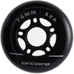 Arcore INLINE WHEELS 4PACK 74-82A Inline kolečka, černá, velikost