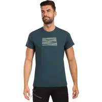 KILPI DIXIE Pánské funkční tričko, tmavě zelená, velikost
