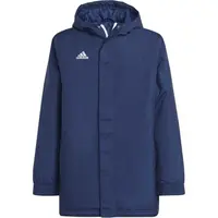 adidas ENTRADA 22 STADIUM JACKET Juniorská fotbalová bunda, tmavě modrá, velikost