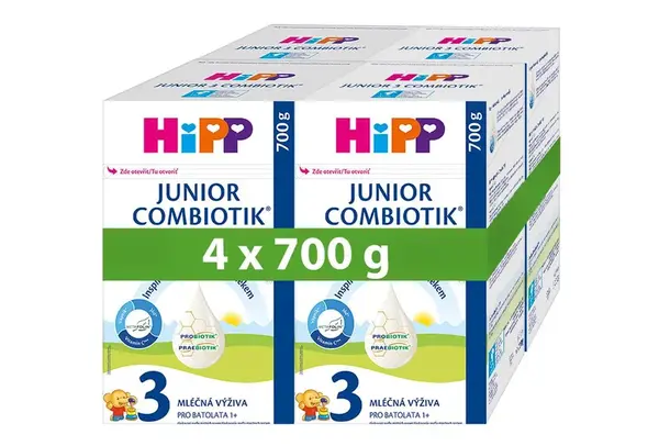 Hipp 3 Junior Combiotik batolecí mléko 4x700 g