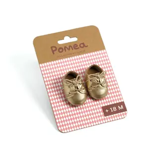 Baby Pomea - topánočky pre bábiky - zlaté