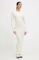 Šaty Guess FLAMINIA béžová barva, maxi, přiléhavé, V5BK02 Z3JD2