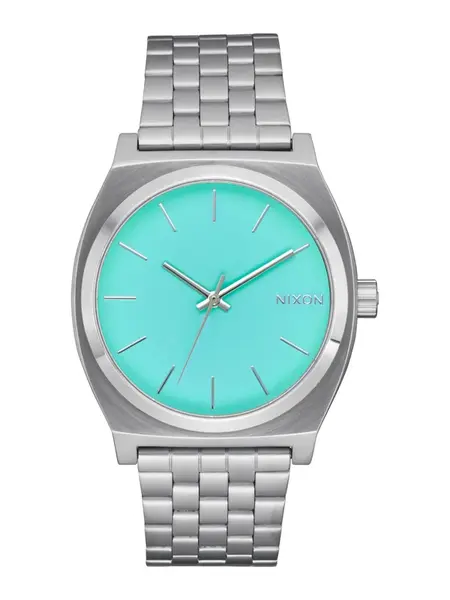 Nixon Analógové hodinky 'Time Teller'  tyrkysová / strieborná