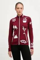 Funkční mikina Newland LADY FULL ZIP vínová barva, N46872.198