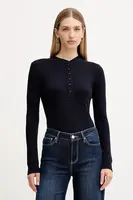 Tričko s dlhým rukávom s prímesou vlny MAX&Co.