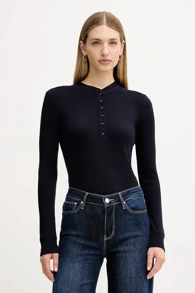 Tričko s dlhým rukávom s prímesou vlny MAX&Co.