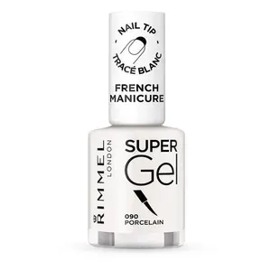 Rimmel Gelový lak na nehty pro francouzskou manikúru (Super Gel French Manicure) 12 ml 090 Porcelain