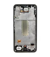 LCD + dotyk + přední kryt pro Samsung Galaxy A34 5G, awesome graphite (Service Pack)