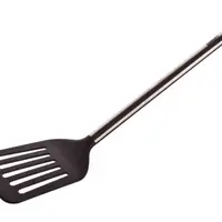 Kuchyňská obracečka s otvory Akcent 33 cm, černá