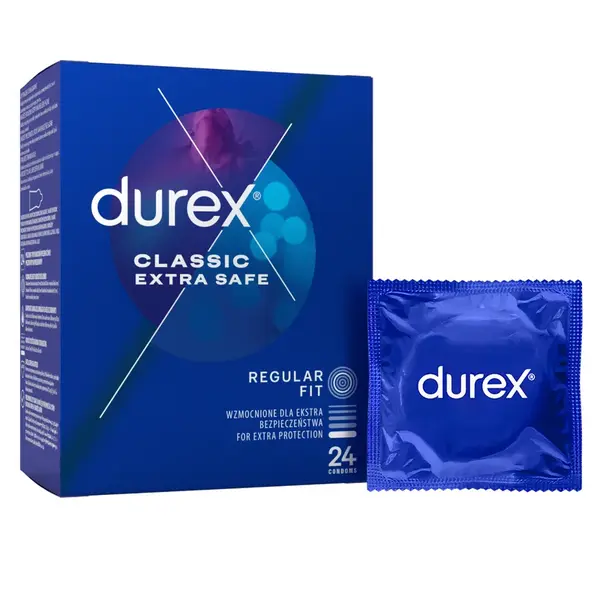 Durex Classic Extra Safe kondomy 24 ks