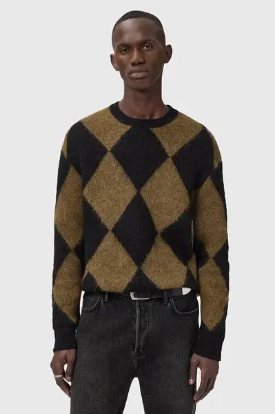 Svetr s příměsí vlny AllSaints BOWER